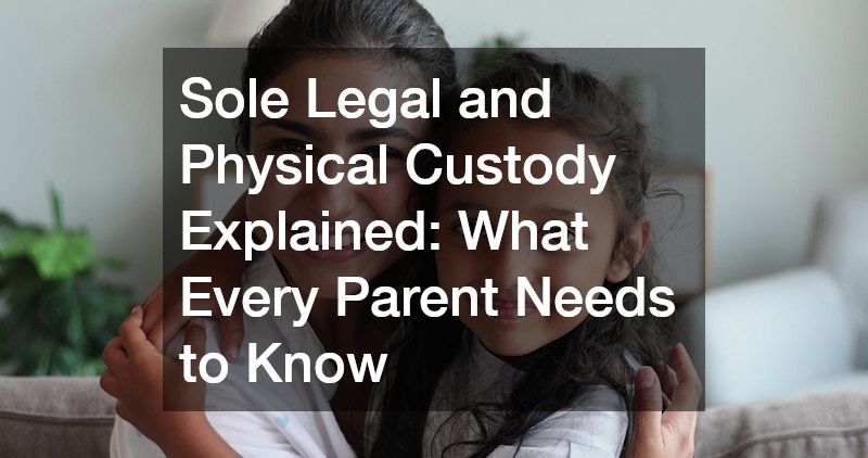 sole custody